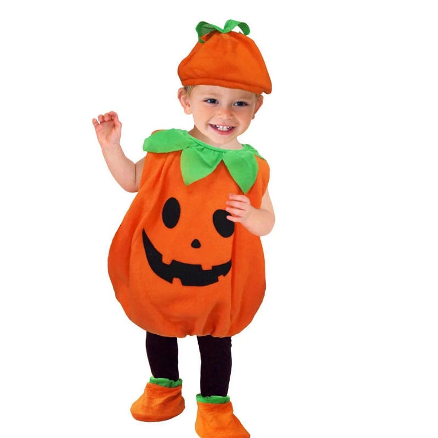 Kids Pumpkin Festival Costume Set
